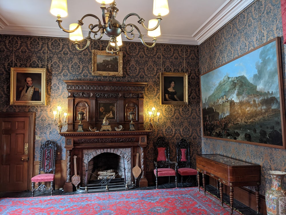 Music room at Leith Hall